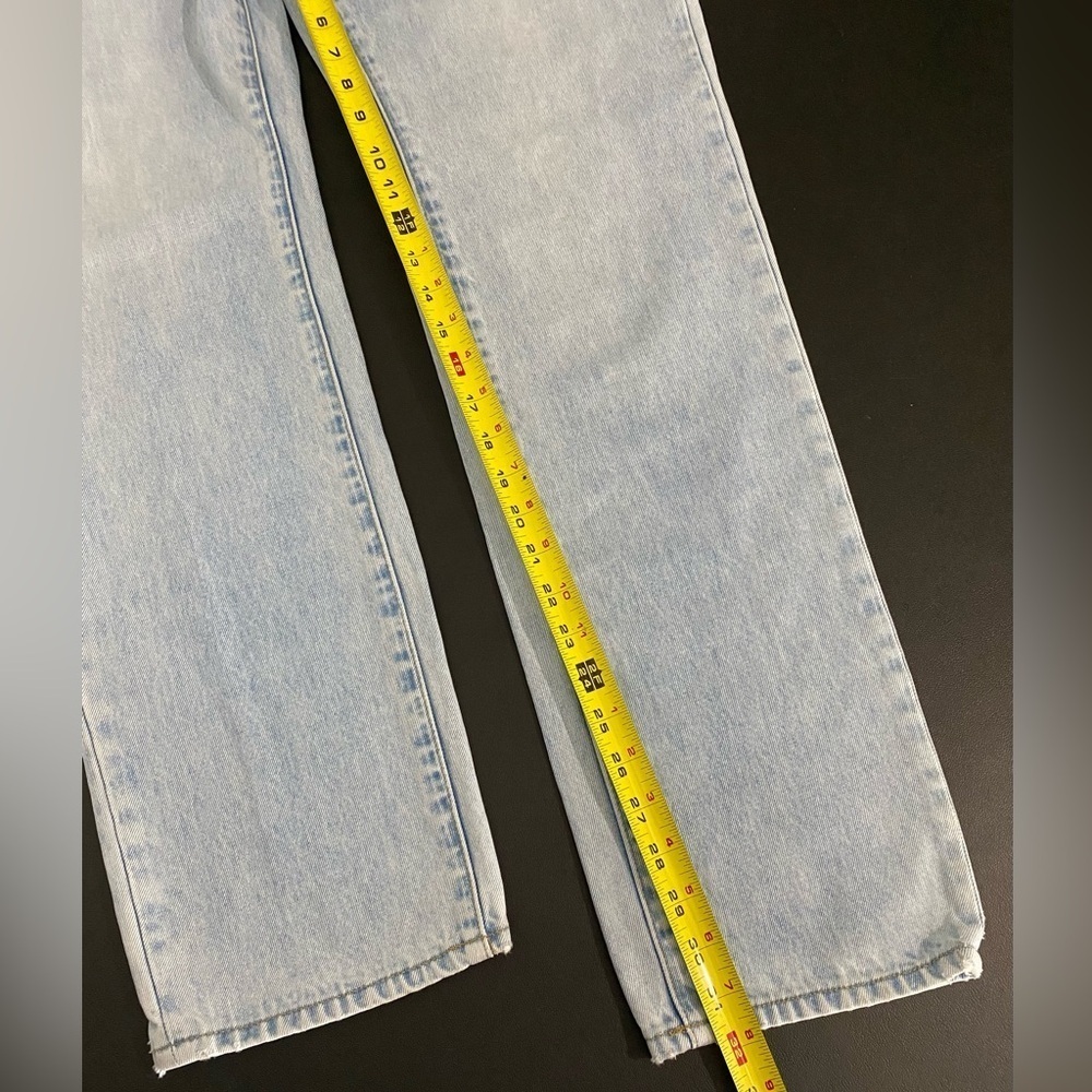 ROLLA’S Free People Classic Straight Leg Jeans Size 28 90s Blue - Picture 8 of 16